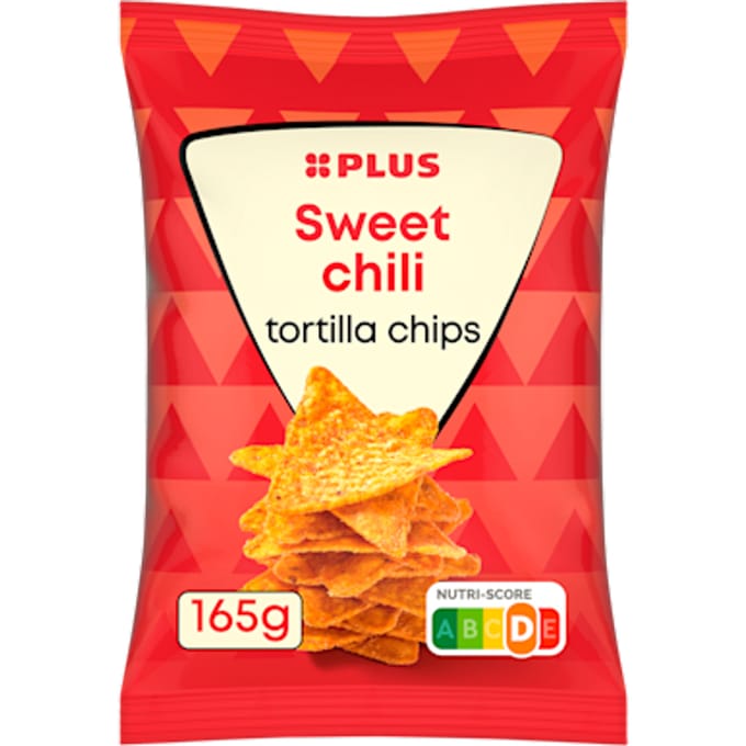 Tortilla chips sweet chili