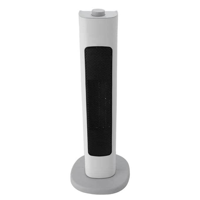Ventilatorkachel Warm Koud Ventilator Grafeen Verwarming Verticale Elektrische Ruimteverwarmer voor Familiegebruik CN PLUG white