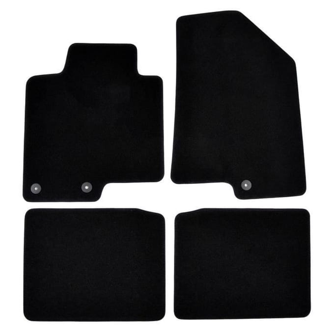 Tapis de sol - Hyundai i40 - Noir - 4 pièces - Antidérapant et imperméable