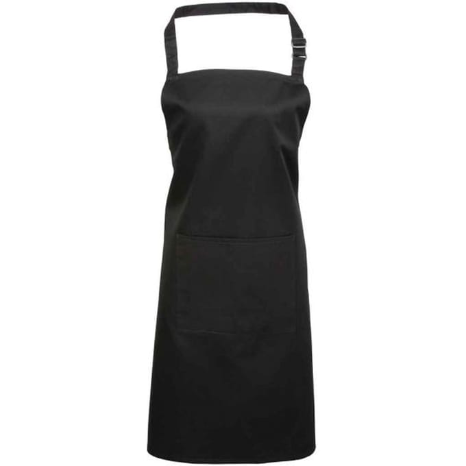 Premier Unisex Volwassenenschort met zakken (Zwarte denim)