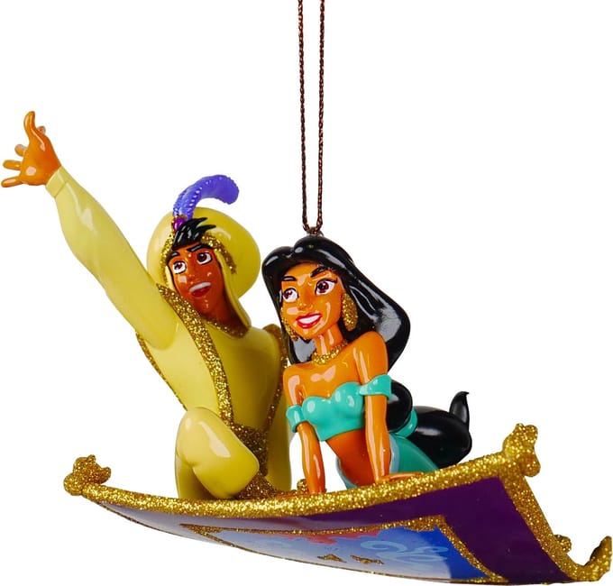 Disney Home Ornament - Aladdin + Jasmine - 11 cm