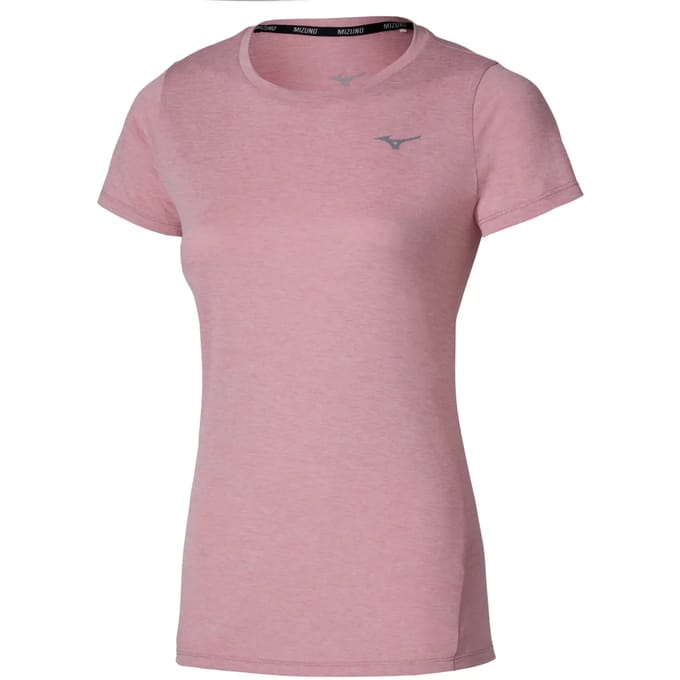 Mizuno Core Impulse T-shirt Met Korte Mouwen Roze M Vrouw