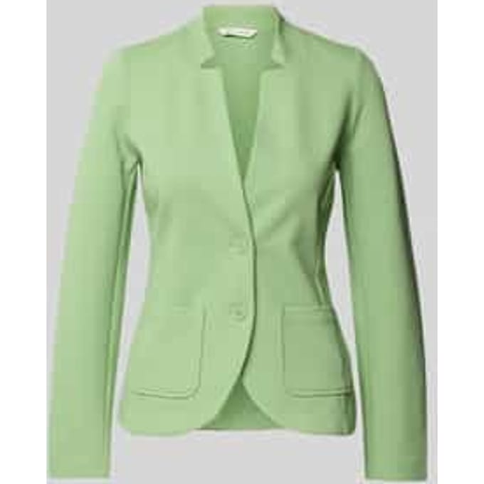 Slim fit blazer met Ottomaanse structuur