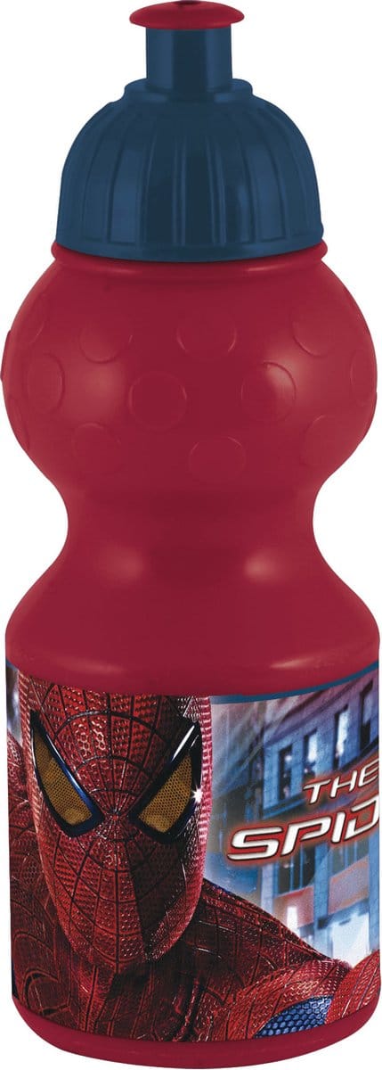 Marvel Spiderman Plastiek waterfles 350 ml - Schoolbeker - drinkfles
