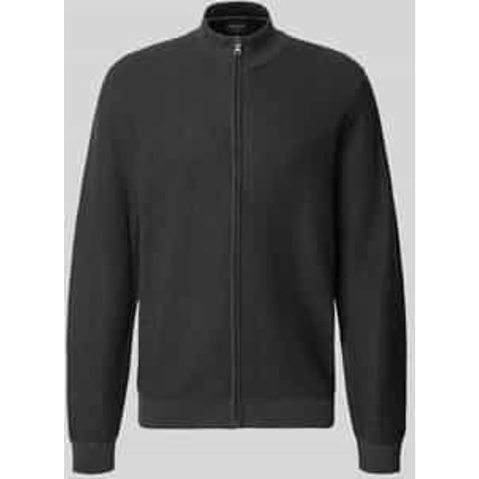 OLYMP Casual modern fit pullover katoen - antraciet - Maat: L