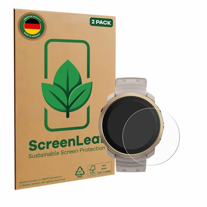 2 Stuks Screenprotector voor Polar Vantage M3 - Hoogwaardige Beschermfolie transparant