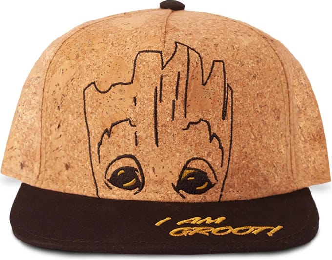 Marvel Guardians Of The Galaxy - Groot Snapback Pet - Bruin/Zwart