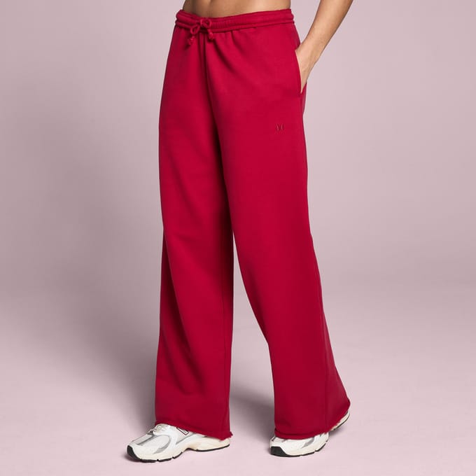 MP Dames Lifestyle Rechte Pijp Joggingbroek - Roze Rood - L