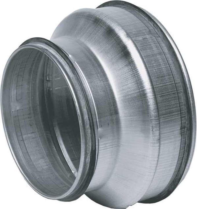 R-VENT SAFE verloop voor rond luchtkanaal t.b.v. Spiralobuis 160-125mm SRCDS160-125