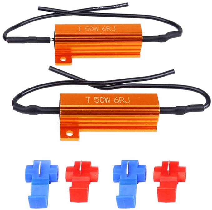 CANBUS weerstand - 12V - 50W - 6 Ohm - Set van 2
