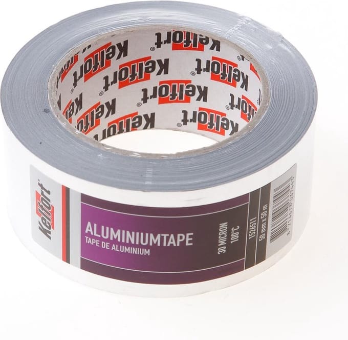 Kelfort Aluminiumtape 50mmx50M 30 Micron - 1526511
