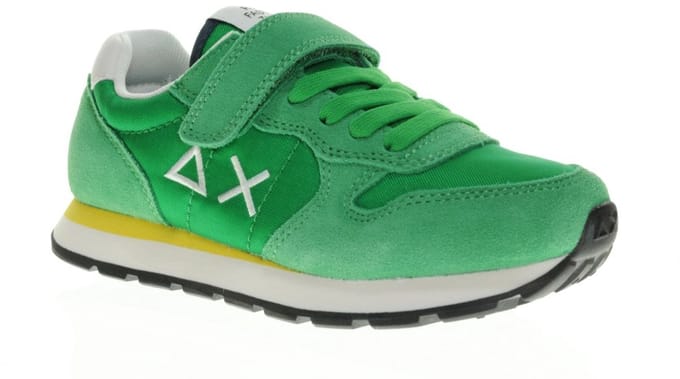 Sun68 Boys Tom Fluo Lage sneakers - Jongens - Groen - Maat 33