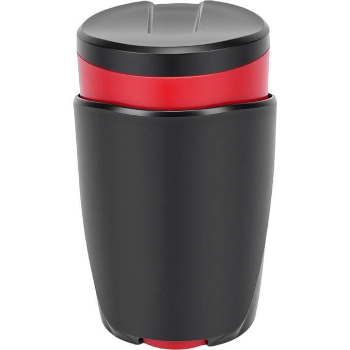 Draagbare Snackdispenser Druk om Los te Laten Houdt Handen Schoon Herbruikbare Pindadispenser Rood gray