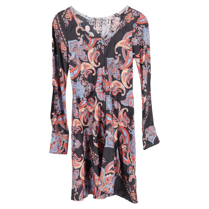 Chloé Paisley mini-jurk met paisleyprint in veelkleurige viscose