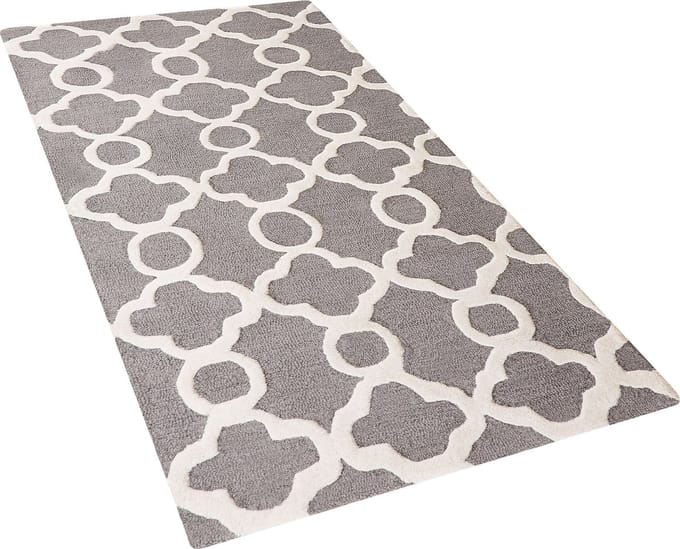ZILE - Vloerkleed - Lichtbeige - 80 x 150 cm - Wol
