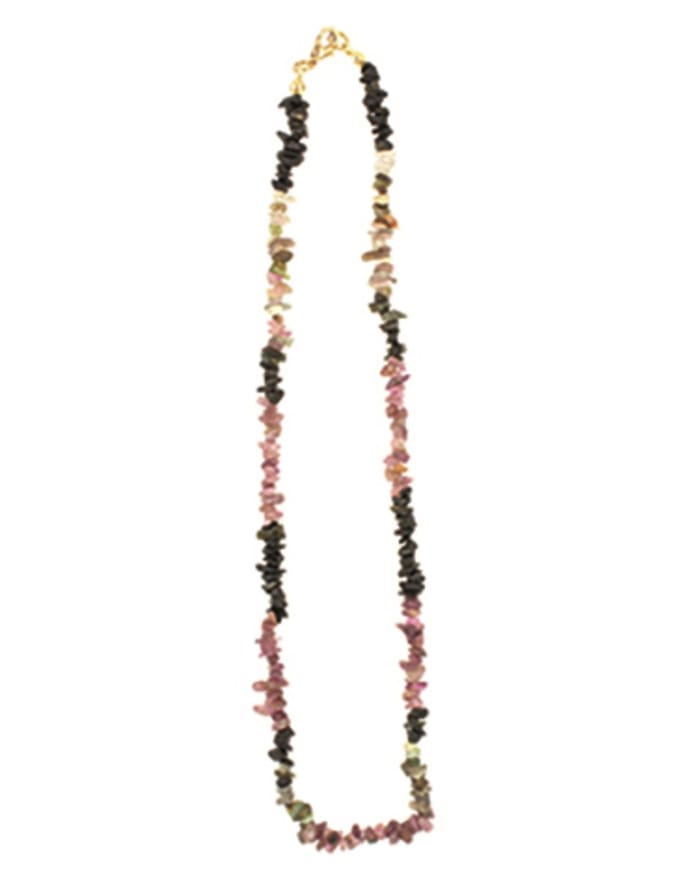 Toermalijn watermeloen splitketting (multi)