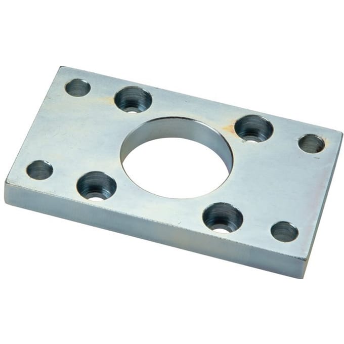 Flens voor 80 mm ISO 15552 cilinder RVS 316 (1.4401) - P28UP