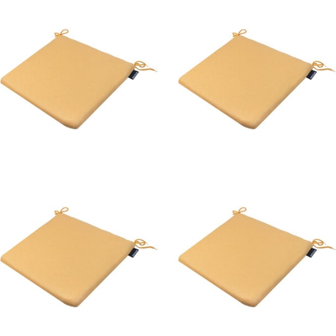 Madison zitkussen napels - 40x40x4,5cm set van 4