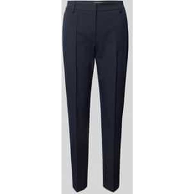 Slim fit stoffen broek met verkort model
