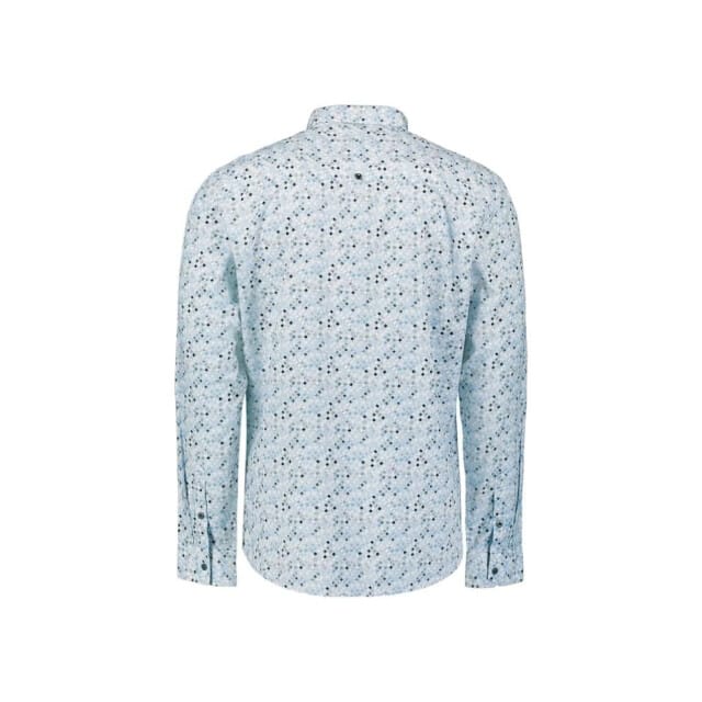 No Excess Shirt allover printed blue
