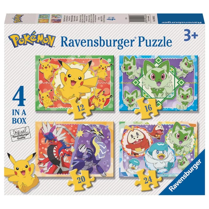 Ravensburger puzzel Pokemon - Legpuzzel - 12, 16, 20, 24 stukjes