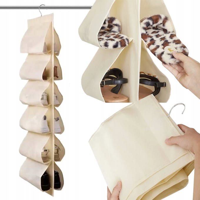 Pingyang Rongrong - Schoen Organizer - Hangend - Bruin - 36 Paar