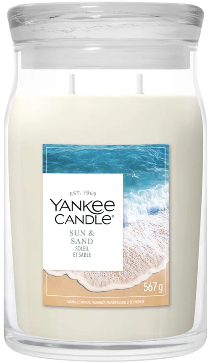 Yankee Candle - Sun & Sand Large Jar - tot 80 branduren