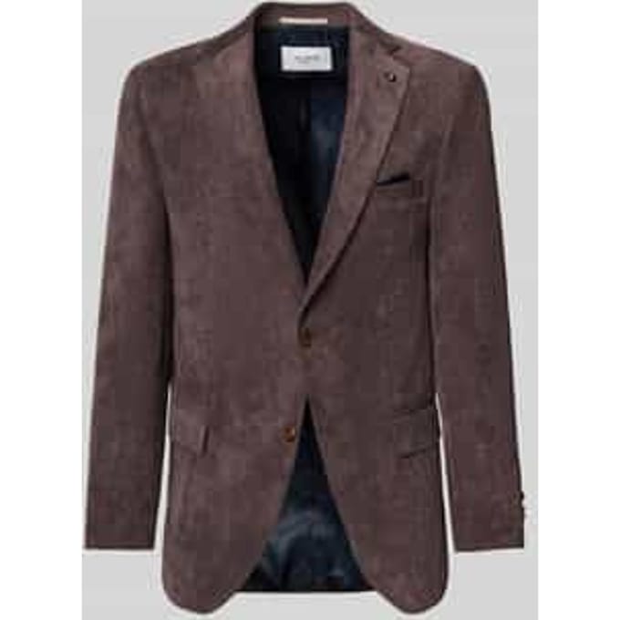 Regular fit 2-knoops colbert met reverskraag, model 'Theo'
