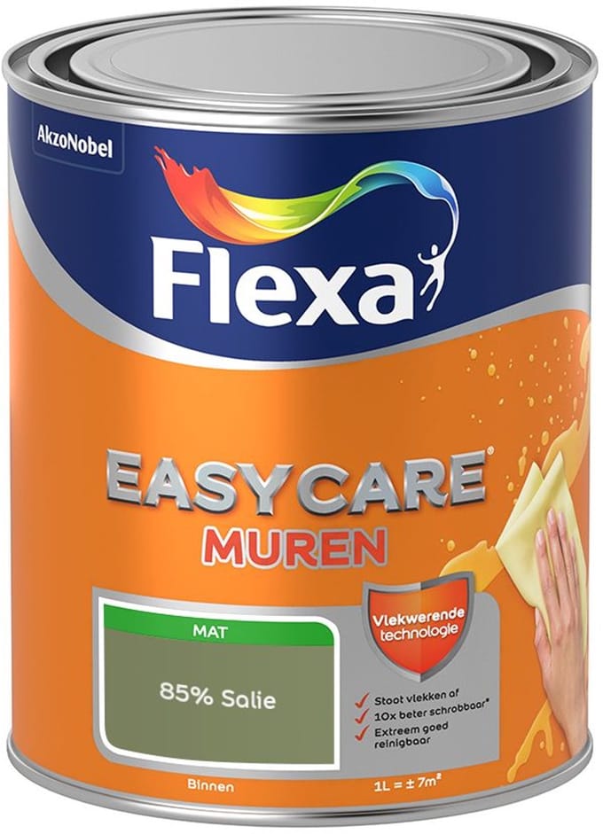 Flexa - Easycare Muren - 85% Salie - Mengverf - 1 L