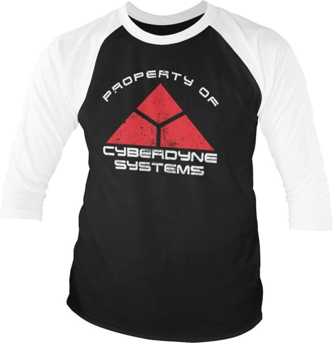 The Terminator Raglan top -S- Cyberdyne Systems Zwart/Wit