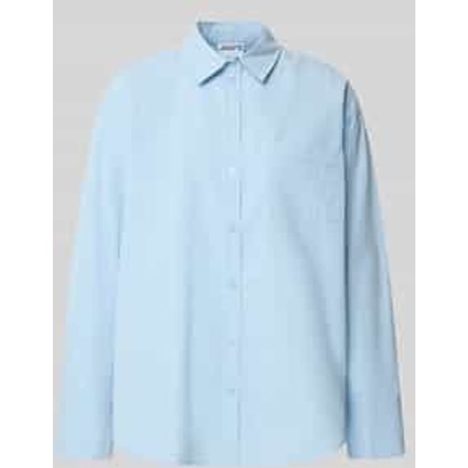 Relaxed fit blouse met borstzak