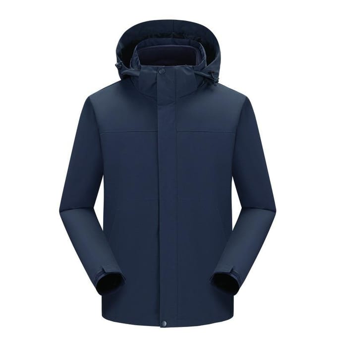 Nieuwe Drie-in-één Buitenjas met Afneembare Capuchon 5XL