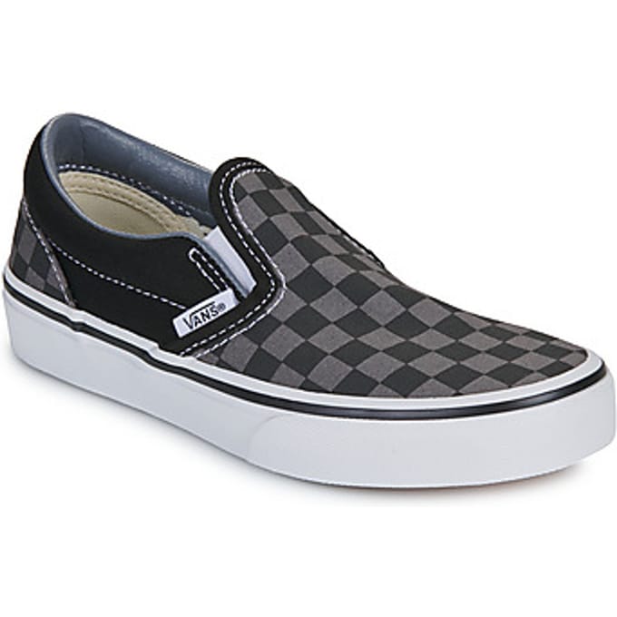 Vans  Instappers UY Classic Slip-On (Checkerboard) Blk/Pewter