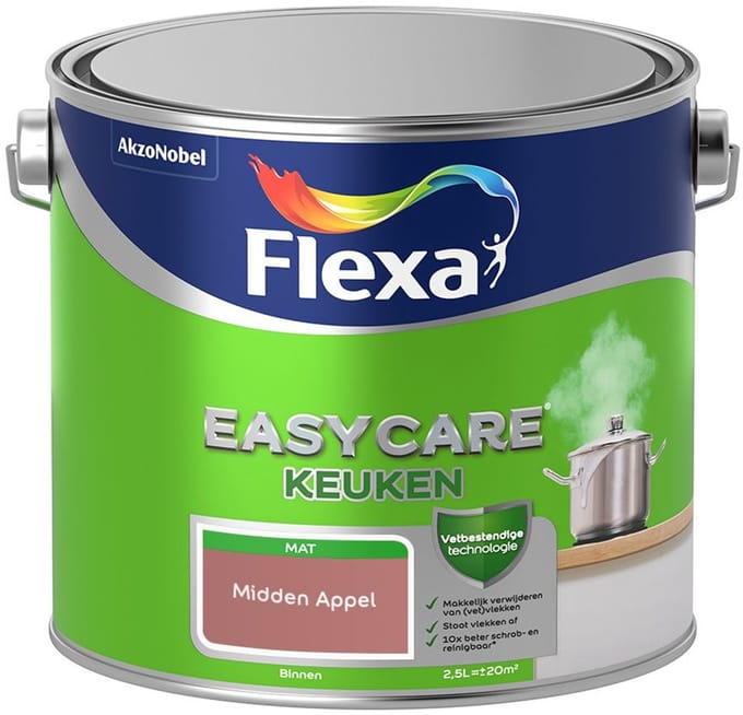 Flexa - Easycare Keuken - Midden Appel - Mengverf - 2,5 L
