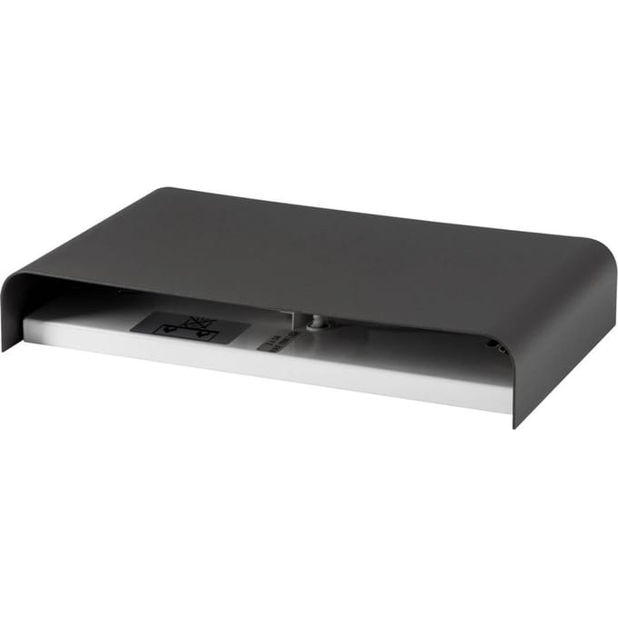 Nowodvorski Lighting Wandlamp Haga, donkergrijs, metaal, 25 cm breed, G9