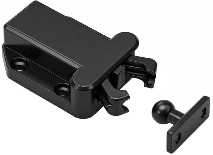 Push-Open-sluiting, zwart