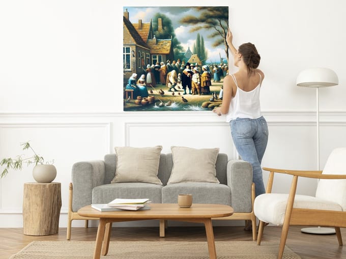Kunstprint | Wanddecoratie | Dibond | 20 × 20 cm