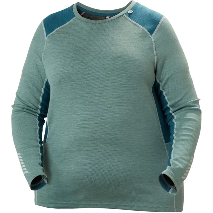 Dames sweatshirt Helly Hansen Lifa Merino Midweight Crew Plus