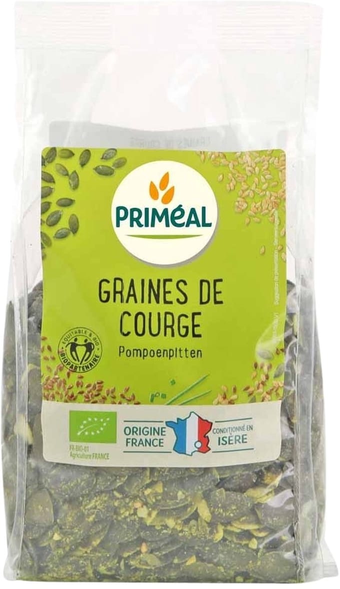 Primeal Pompoenpitten uit Frankrijk 250 gram