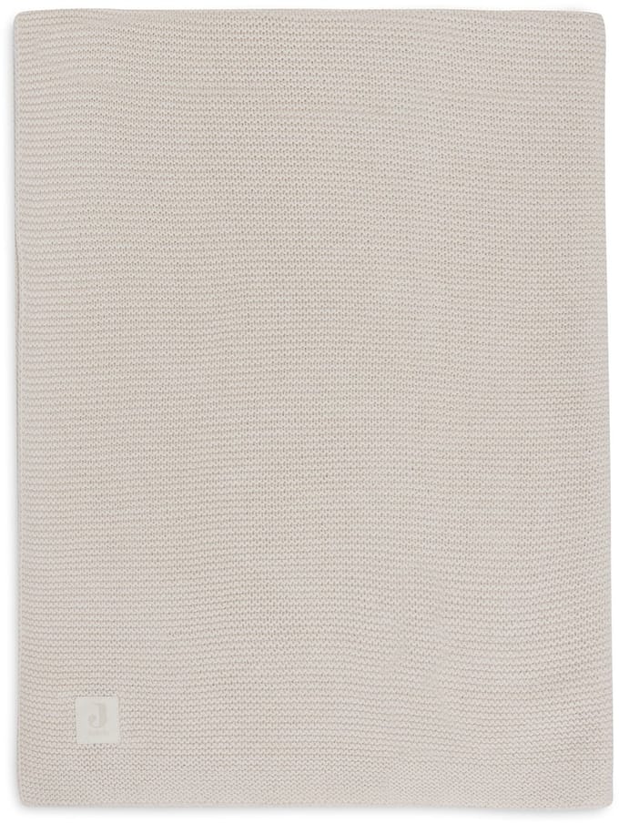 Jollein Baby Deken Wieg - 75x100cm - Basic Knit - Oatmeal