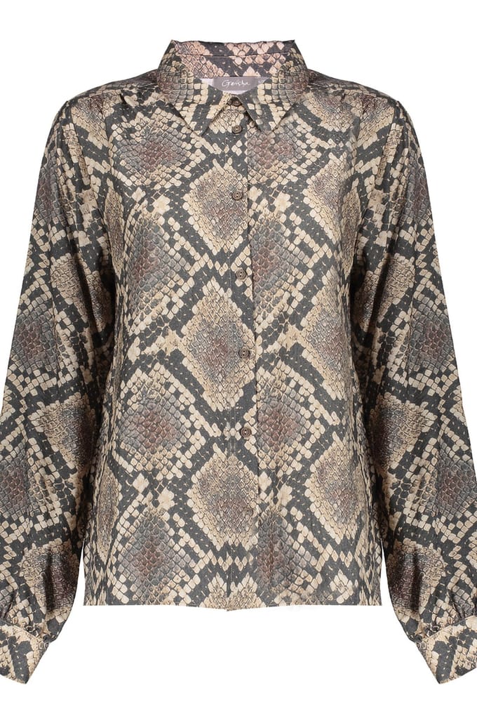 Geisha blouse slangen 53644-20 maat L