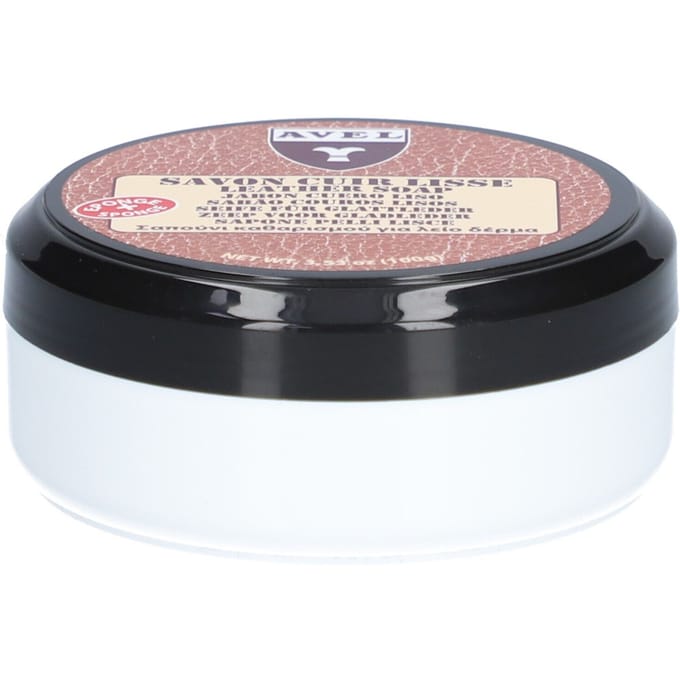 Avel Leerzeep - 100 ml - pot reinigingszeep voor glad leer