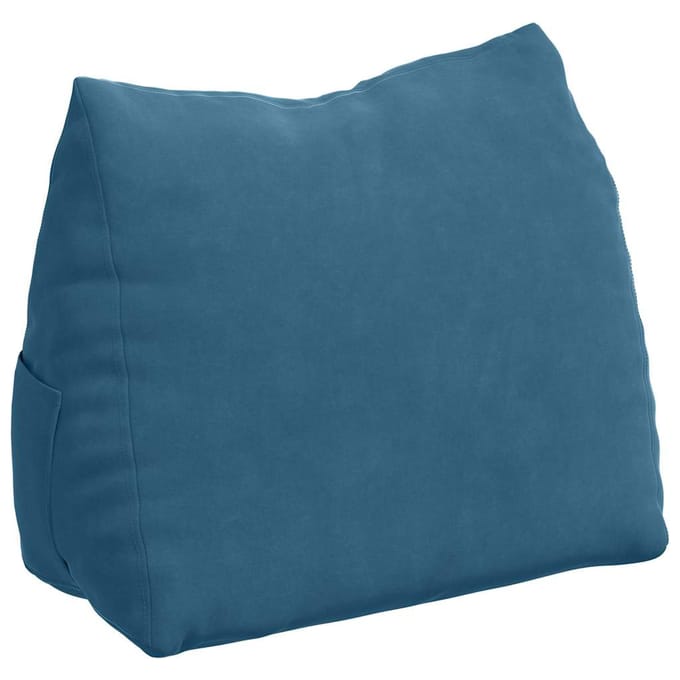 vidaXL - Rugkussen - Blauw - 45 - x - 35 - x - 20 - cm - Corduroy - stof