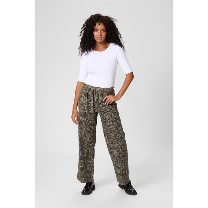 Jeans KAleondra Loose fit black offwhite