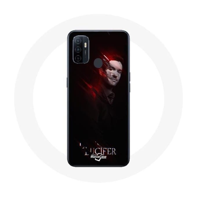 Coque - Maniacase - Oppo A53 - Lucifer - Souple - Noir noir