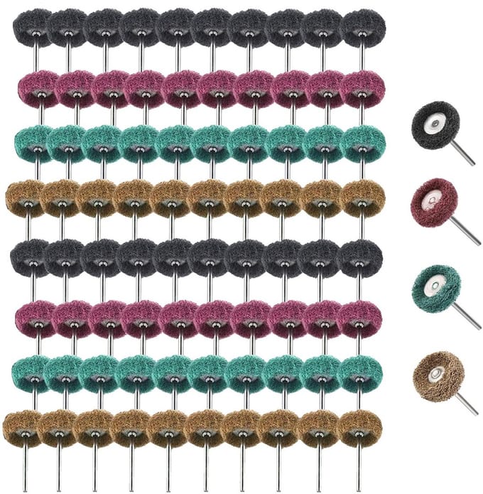 Solidchoice - Set van 80 Schurende Wielen voor Roterende Gereedschap