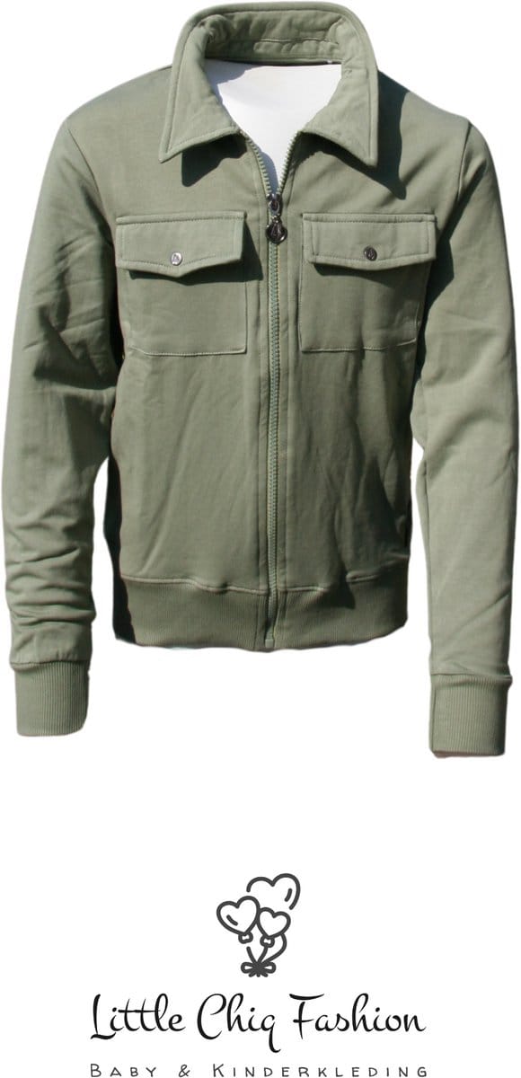 LewyLou NO4 Sweat Vest Groen – Robuust & Functioneel – Urban Adventure