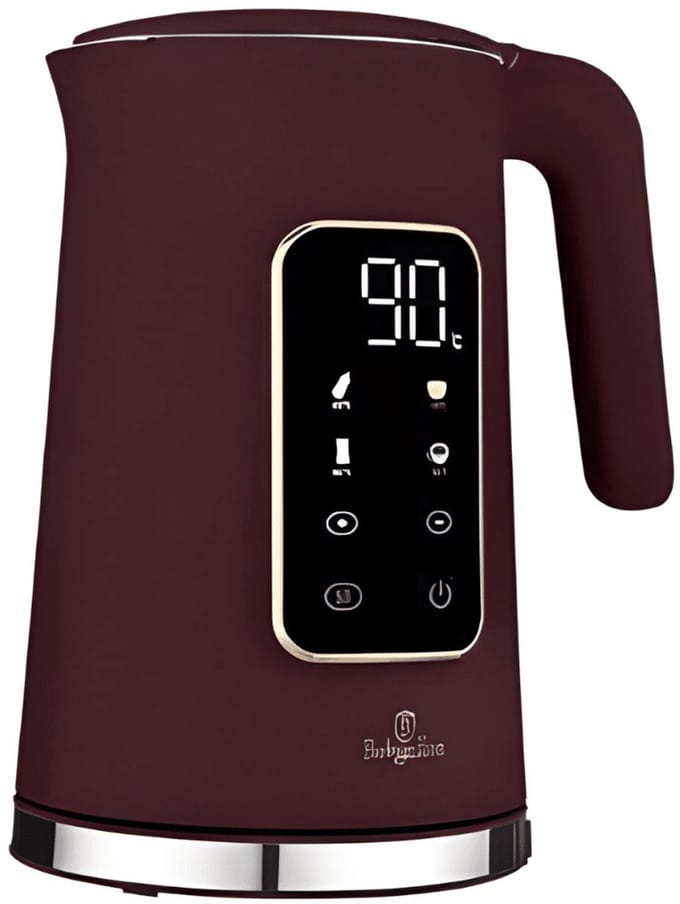 BerlingerHaus Waterkoker BPA-vrij, CoolTouch-behuizing, Digitale timer, LC-display, Instelbare temperatuur, Oververhittingsbeveiliging Aantal/Volume: 1.7 l