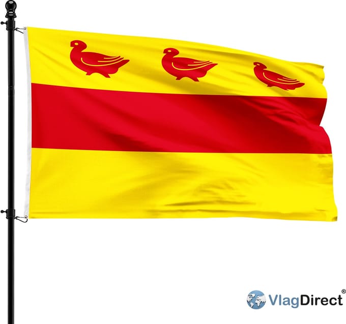 Gemeente Sombreffe vlag - 90 x 150 cm.