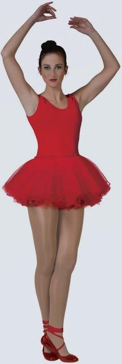 Rode ballerina jurkjes